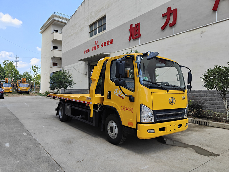 國(guó)六藍(lán)牌解放虎VN全落地清障車(重載型)