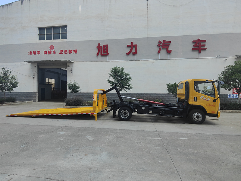 國(guó)六藍(lán)牌解放虎VN全落地清障車(重載型)